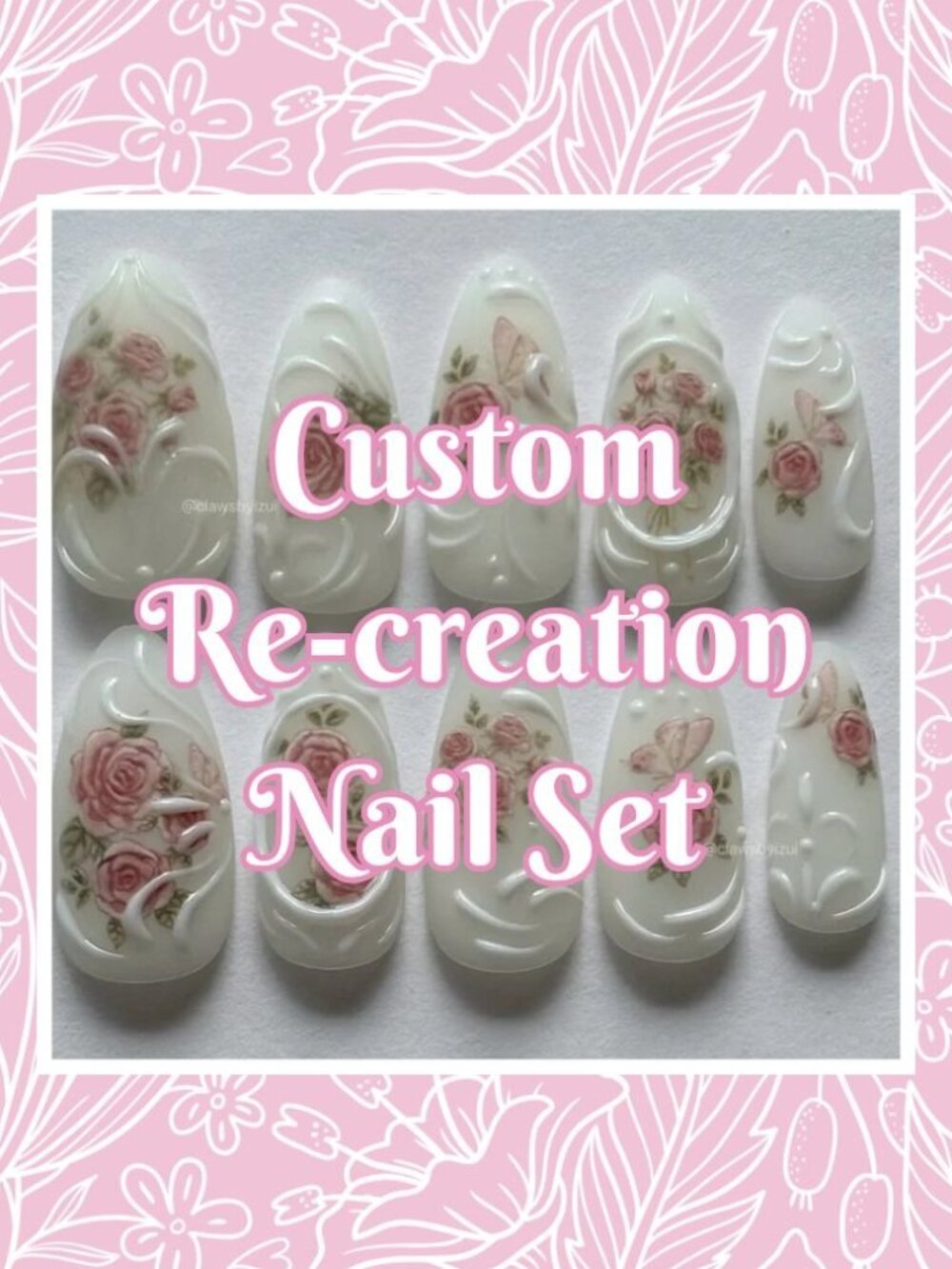 💅 Custom Re-Creation Press-On Nails (Made to Order)